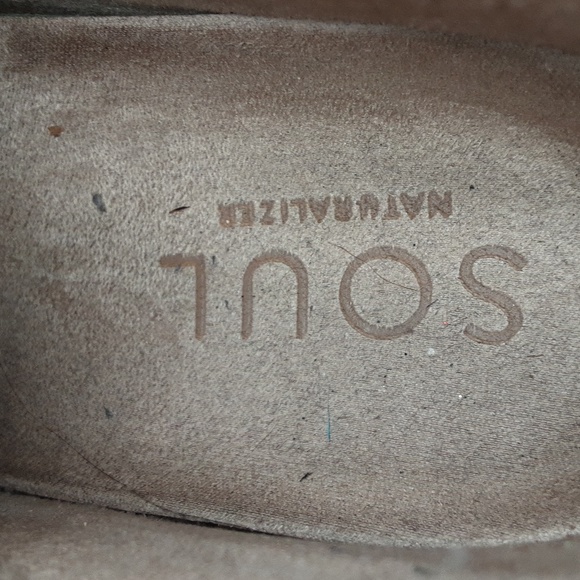 Naturalizer Soul Black Wedge Ankle Boots Wedge Casual 8M Casual Office Y2k 8M - Picture 12 of 14